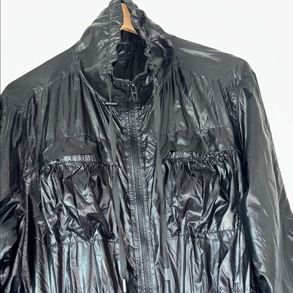 Blank NYC Shiny Black Utility Jacket - Picture 5 of 13